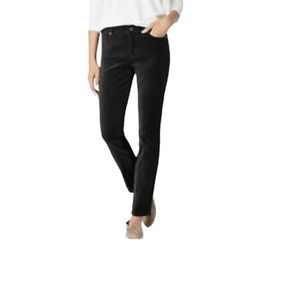 J. Jill Classic Black Straight Leg Pants